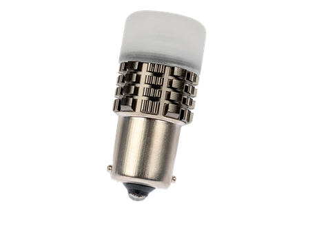 LED Glödlampa 12V/24V Socket: BA15s, 2-pack